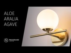 Світильник для ванної кімнати Nowodvorski 10527 ARALIA (56132) video 0