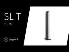 Вуличний світильник Nowodvorski 11376 Slit Led 1x12W 3000K 600Lm IP54 Чорний (33351) video 0