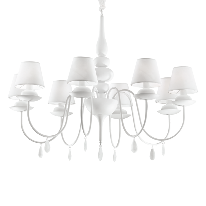 Люстра Ideal Lux BLANCHE SP8 BIANCO (035574)