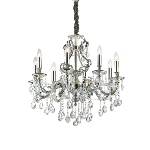 Люстра Ideal Lux GIOCONDA SP8 ARGENTO