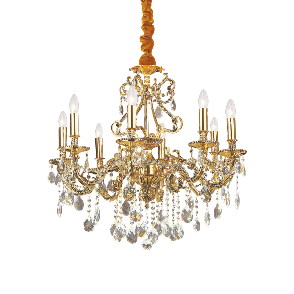 Люстра Ideal Lux GIOCONDA SP8 ORO