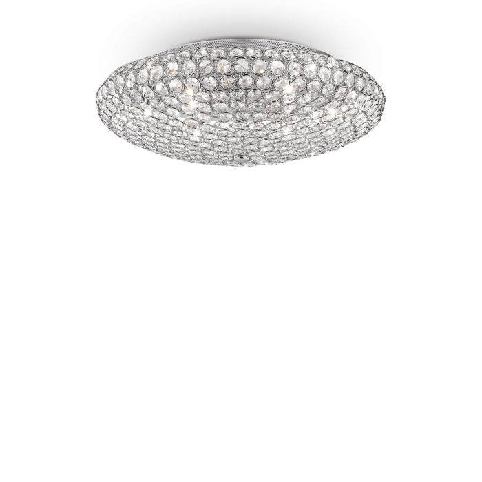 Потолочний світильник Ideal Lux KING PL9 CROMO (073255)