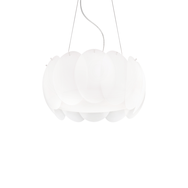 Підвісний світильник Ideal Lux OVALINO SP5 BIANCO (074139)