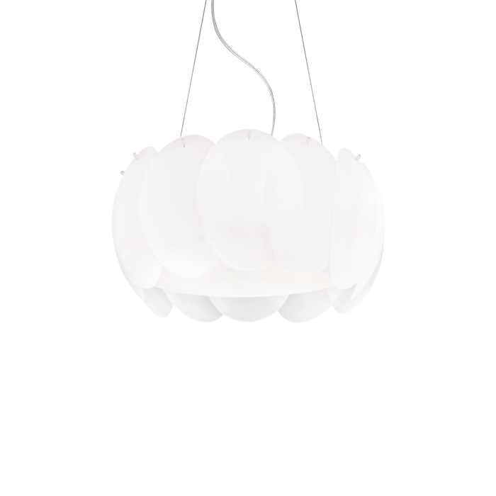Підвісний світильник Ideal Lux OVALINO SP5 BIANCO (074139)