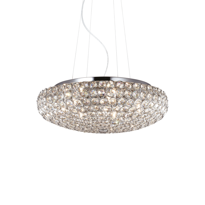 Підвісний світильник Ideal Lux KING SP7 CROMO