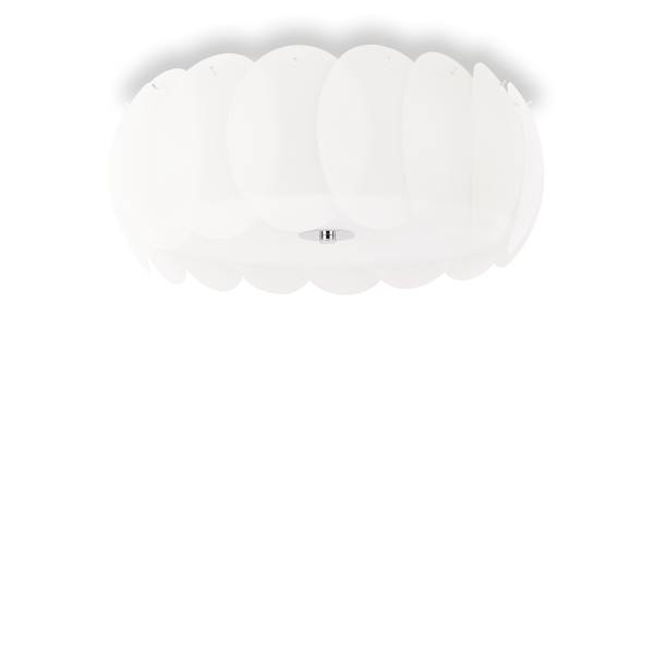 Потолочний світильник Ideal Lux OVALINO PL8 BIANCO (094014)
