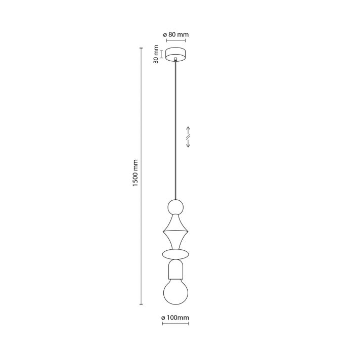 Підвісний світильник TK LIGHTING 10959 TOWER
