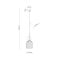Підвісний світильник TK LIGHTING 11020 SOPHIA