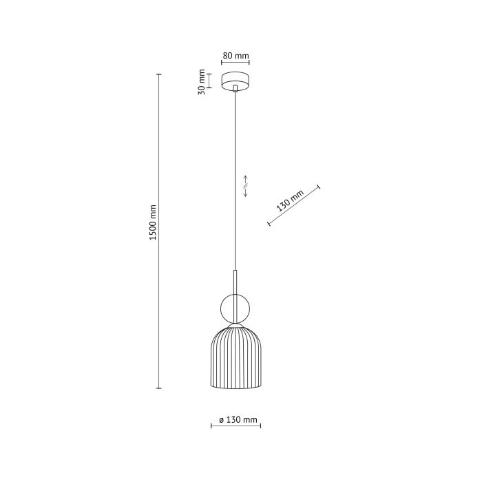 Підвісний світильник TK LIGHTING 11020 SOPHIA