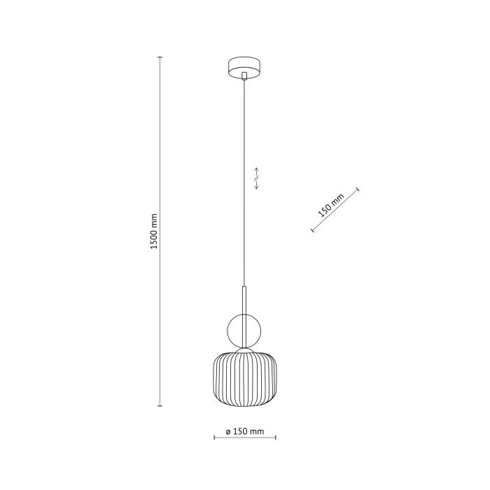 Підвісний світильник TK LIGHTING 11038 SOPHIA