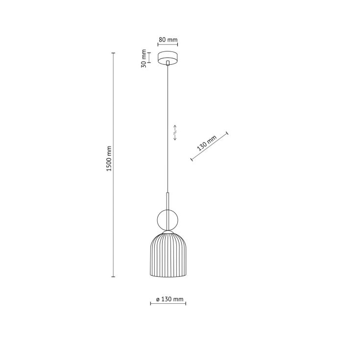 Підвісний світильник TK LIGHTING 11039 SOPHIA (34443)