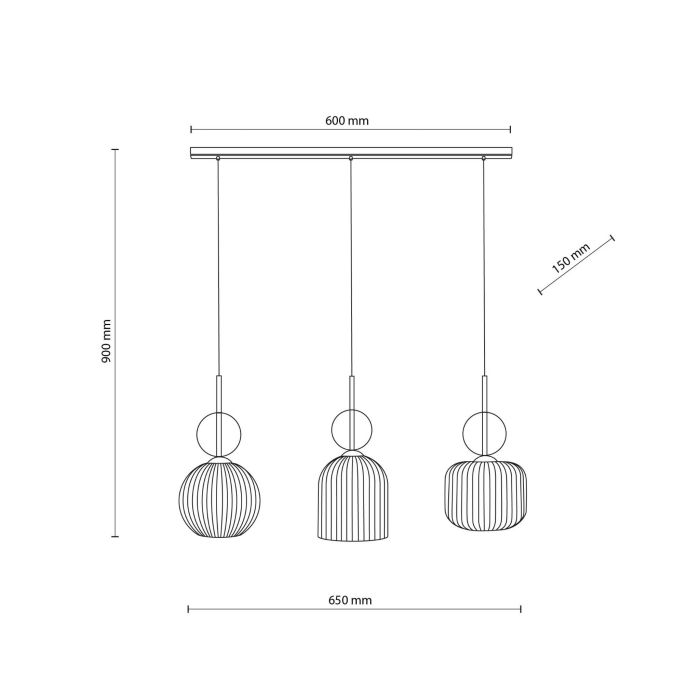 Підвісний світильник TK LIGHTING 11042 SOPHIA