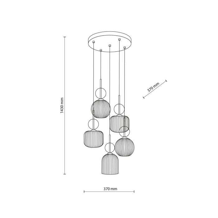 Підвісний світильник TK LIGHTING 11043 SOPHIA