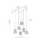 Підвісний світильник TK LIGHTING 11044 SOPHIA