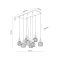 Підвісний світильник TK LIGHTING 11045 SOPHIA