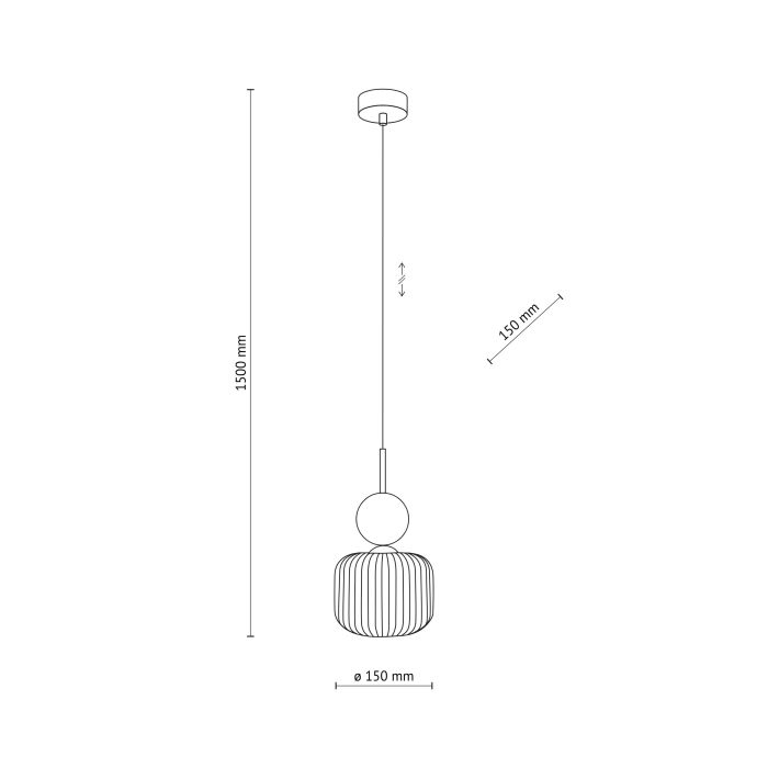 Підвісний світильник TK LIGHTING 11144 SOPHIA (34413)