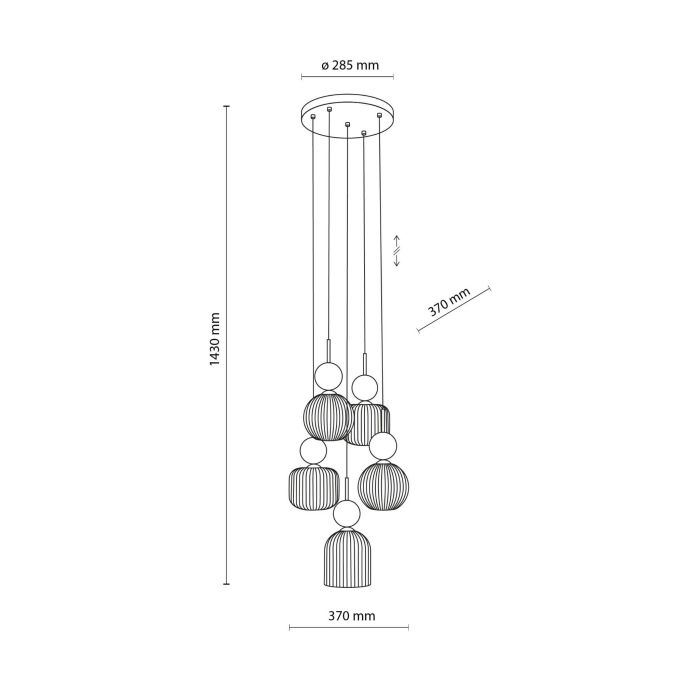 Підвісний світильник TK LIGHTING 11149 SOPHIA