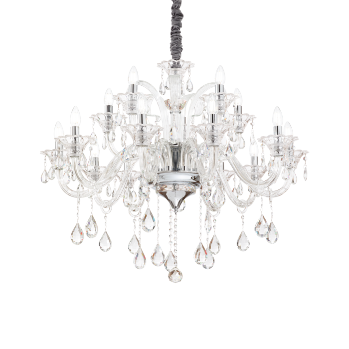 Люстра Ideal Lux COLOSSAL SP15 TRASPARENTE