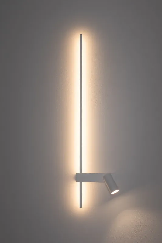 Настінний світильник Nowodvorski 11578 Easy Left GU10 MR11 10W + LED 11W 3000K 450Lm IP20 Білий