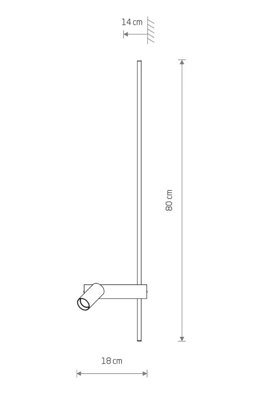 Настінний світильник Nowodvorski 11580 Easy Right GU10 MR11 10W + LED 11W 3000K 450Lm IP20 Білий