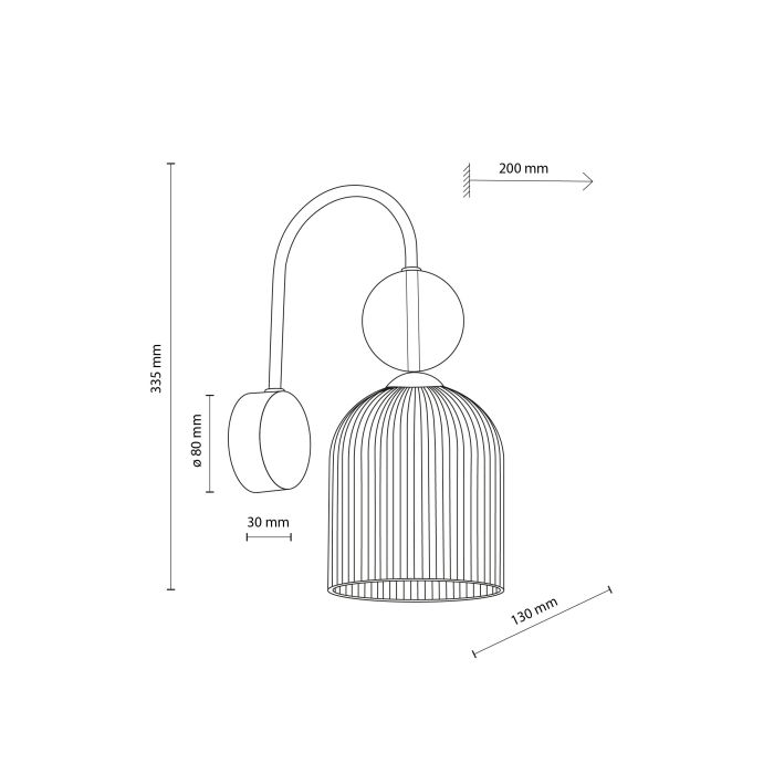 Бра TK LIGHTING 11587 SOPHIA
