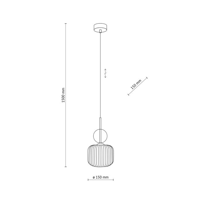 Підвісний світильник TK LIGHTING 11589 SOPHIA
