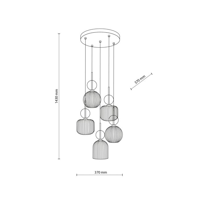 Підвісний світильник TK LIGHTING 11593 SOPHIA