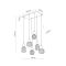 Підвісний світильник TK LIGHTING 11594 SOPHIA