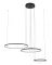 Люстра Nowodvorski Circolo Power 11648 LED 3x85W 3000K 3750Lm IP20 чорна