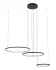 Люстра Nowodvorski Circolo Power 11648 LED 3x85W 3000K 3750Lm IP20 чорна