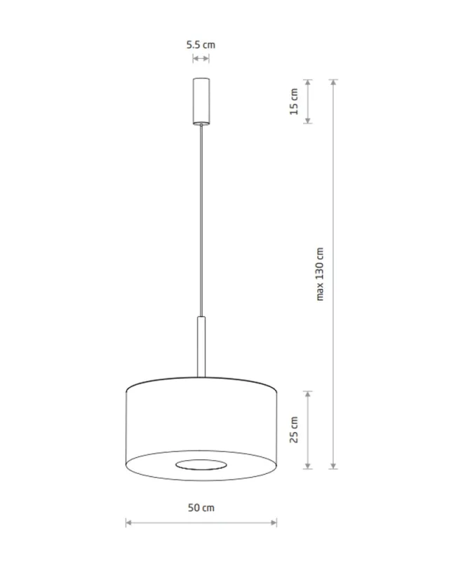 Підвісний світильник Nowodvorski 11659 Amarela M E27 1x25W IP20 графітовий