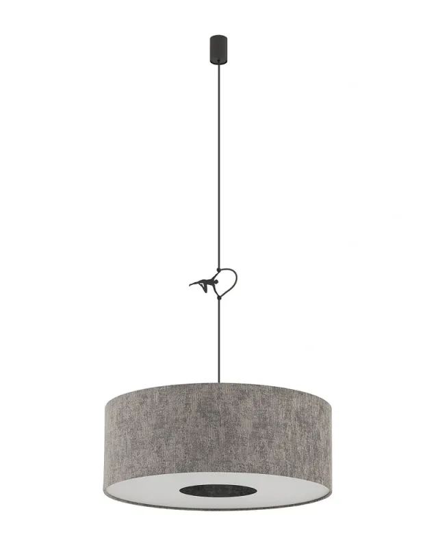 Підвісний світильник Nowodvorski 11674 Lago M E27 1x25W IP20 сірий