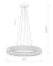 Люстра Nowodvorski 11706 Luxora Round LED 1x38W 3000K 3400Lm IP20 хром