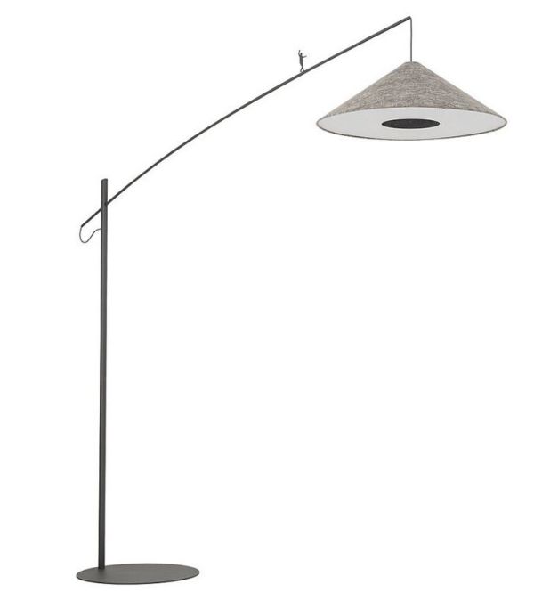 Торшер Nowodvorski 11767 Poise A E27 1x25W IP20 темно-сірий