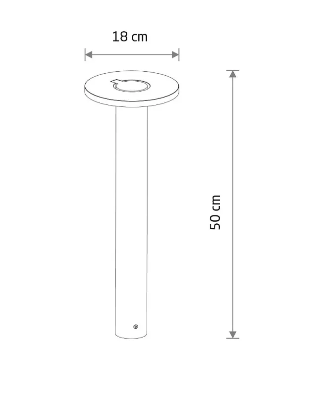 Вуличний світильник Nowodvorski 11938 Axion LED 1x8W 3000K 550Lm IP65 графітовий