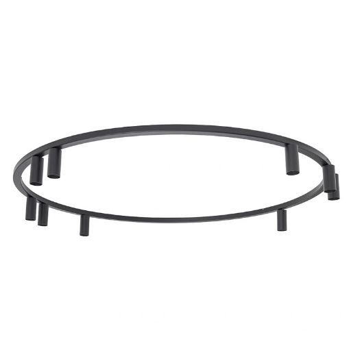 Люстра Nowodvorski 11950 Fourty Round GU10 R35 9x10W IP20 чорна