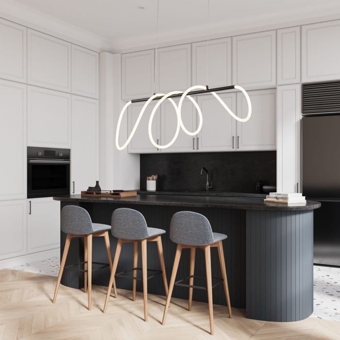 Підвісний світильник TK Lighting 18007 FLEXI LED BLACK 45 Вт