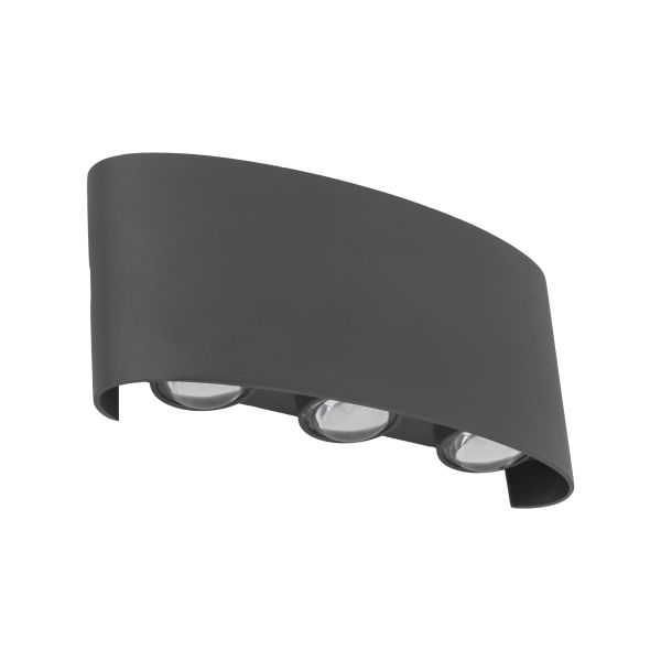 Світильник вуличний TK LIGHTING 18085 ARROW GRAY KINKIET LED IP54