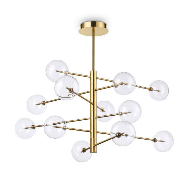 Люстра Ideal Lux EQUINOXE SP12 OTTONE ANTICO (200125)