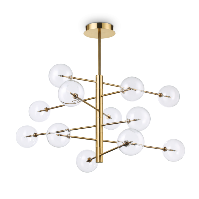 Люстра Ideal Lux EQUINOXE SP12 OTTONE ANTICO (200125)