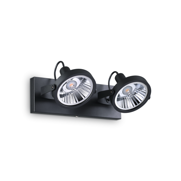 Спот Ideal Lux GLIM PL2 NERO (200248)