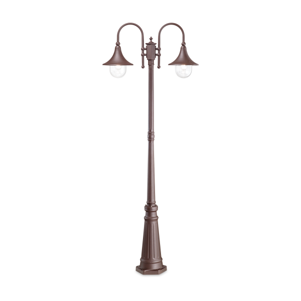 Вуличний світильник Ideal Lux 246840 Cima PT2 Coffee (12414)