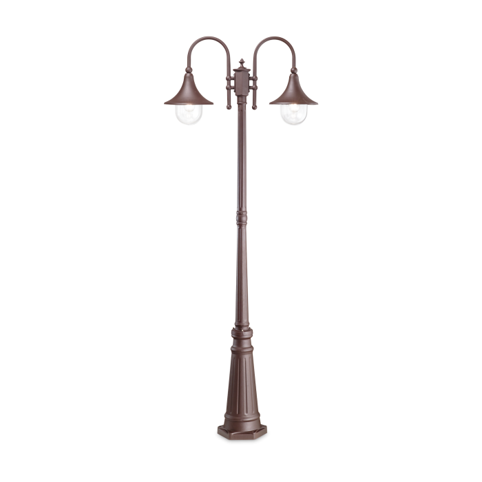 Вуличний світильник Ideal Lux 246840 Cima PT2 Coffee (12414)