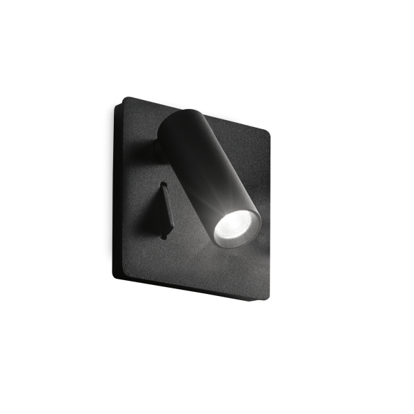 Бра Ideal Lux 250113 Lite AP Nero, 3 Вт, 210 лм, 3000K