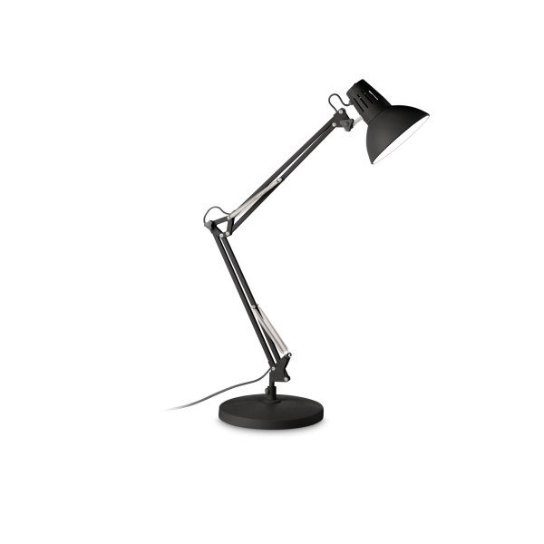 Настільна лампа Ideal Lux 265278 WALLY TL1 TOTAL BLACK