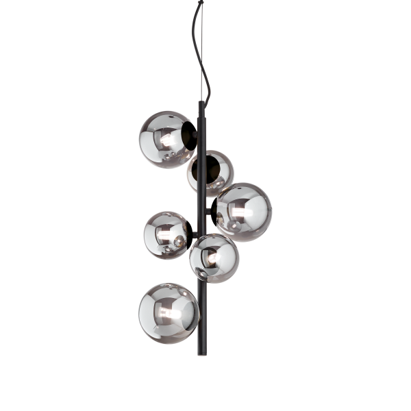 Підвісний світильник Ideal Lux 271422 PERLAGE SP6 NERO