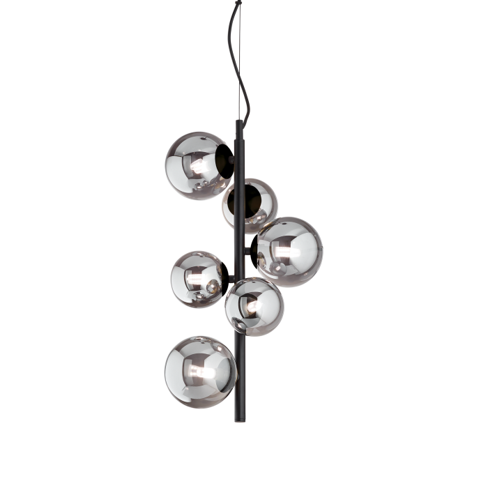 Підвісний світильник Ideal Lux 271422 PERLAGE SP6 NERO