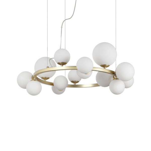 Підвісний світильник Ideal Lux 283814 PERLAGE SP14 OTTONE