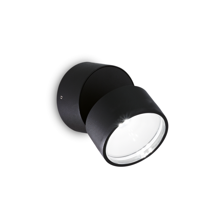 Спот Ideal Lux 285504 OMEGA AP ROUND NERO 4000K