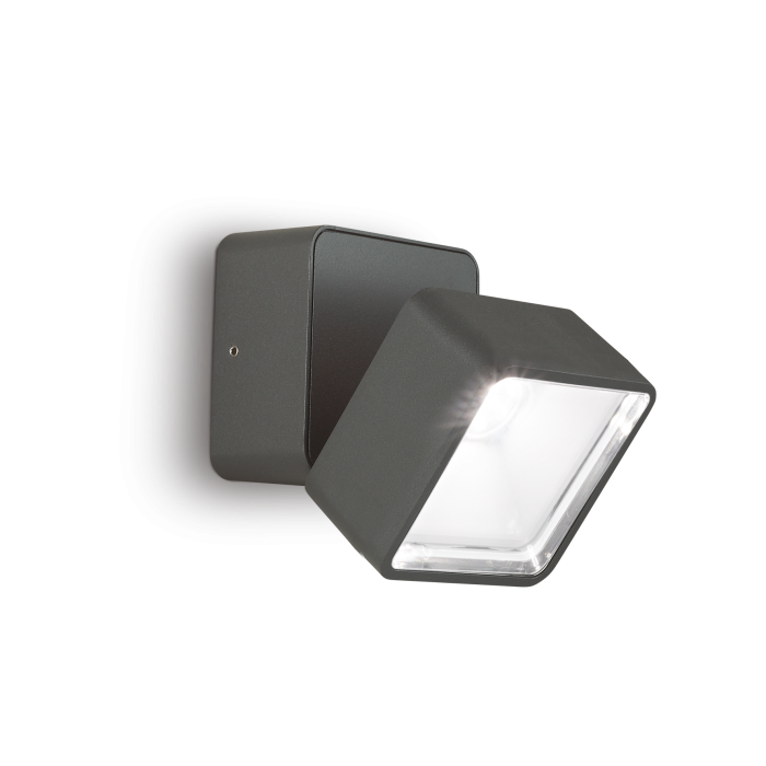 Спот Ideal Lux 285511 OMEGA AP SQUARE Антрацит 4000K
